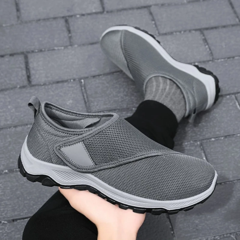 Men Shoes Slip on Fashion Sneakers Male Sport Running Shoes Breathable Gym Training Walking Tennis Shoes Non Slip Workout Flats - Image 6