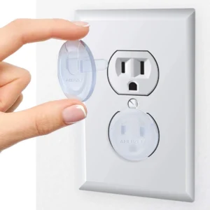 10pcs Outlet Covers, American Standard Baby Proofing Safety Child Secure Electric Plug Protectors