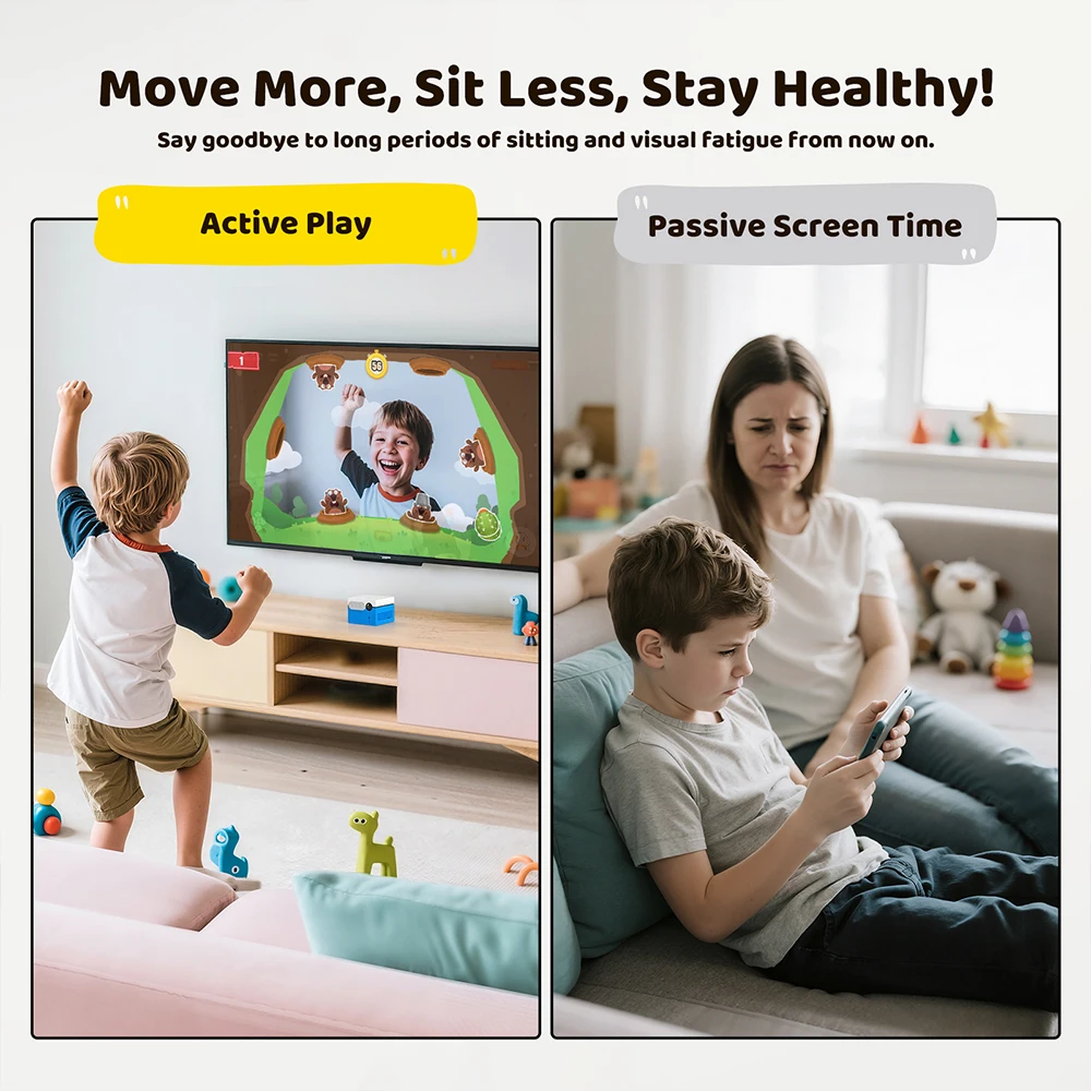 KINHANK MotionX Video Game Console for Kids & Families Ongoing Updates Kids Toy Active Play System Indoor Physical Activity - Image 5