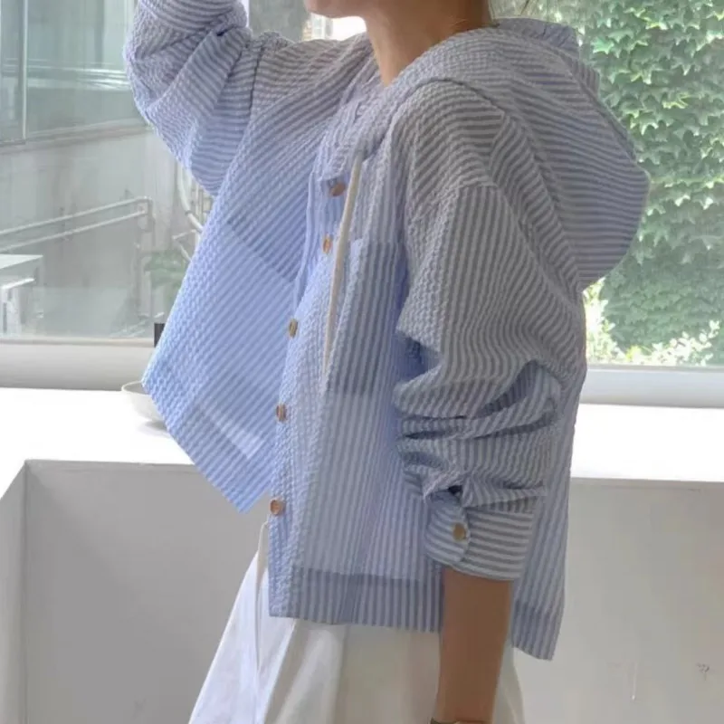 Women Shirt Summer Fashion Sunshade Long Sleeve Casual
