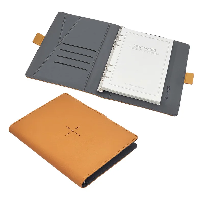 Charging Notebook Wireless Charging Power Bank Manager Binder Loose-leaf Notebook Business Gift Souvenir - Image 6