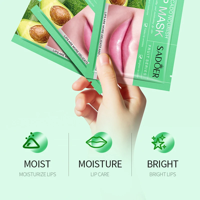 30pcs Fruits Lip Mask Moisturizing Nourishing Collagen Lip Patches Plump Lips Beauty Skincare Lips Pads Lipmask Skin Care - Image 4