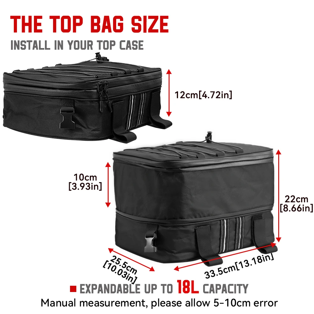 Motorcycle Luggage Bags Additional Bags for BMW GS 1200 LC Adventure 2013-2017 R1250GS R1200GS Adventure Top Pack - Image 2