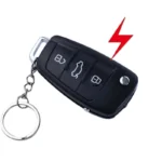 Black Electric Shock Car Key Prank Toy Keychain Funny Trick Toys for Children Great Kids Gift Idea for Entertainment and Fun