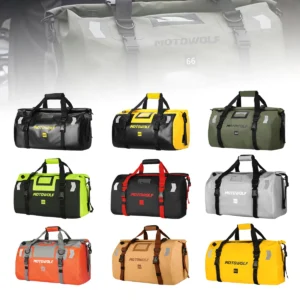 Motorcycle Waterproof TailBag Travel Outdoor Dry Luggage Roll Pack Bag 20/66/100L Motorbike Luggage Backpack Motorcycle Seat Bag