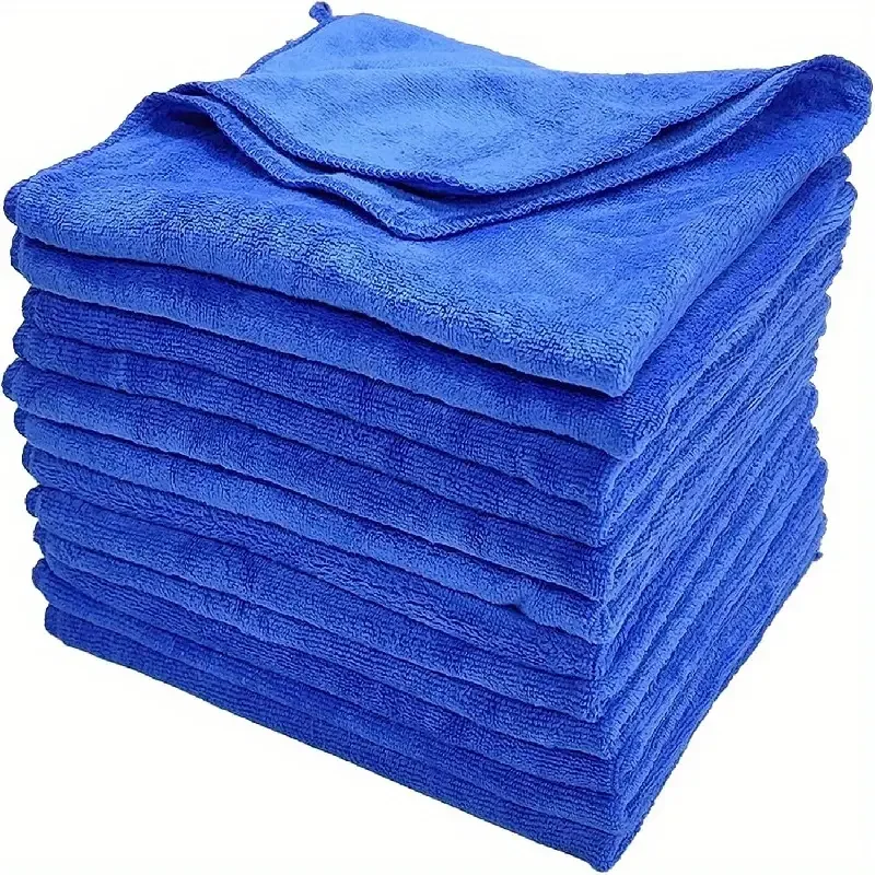 10Pcs Microfiber Towels Car Wash Drying Cloth Towel Household Cleaning Cloths Auto Detailing Polishing Cloth Home Clean Tools - Image 2