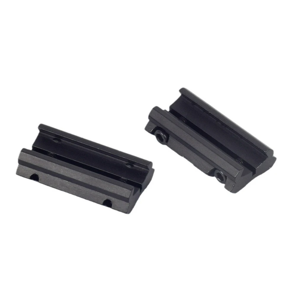 2pcs Tactical Picatinny 11mm Dovetail To 7/8" 20mm Weaver Adapter Rifle Scope Mount Tactical Hunting Accessories - Image 4