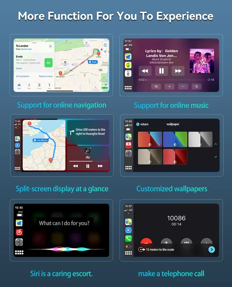 3 in 1 Wireless CarPlay Airplay for Apple Smart AI Box Mini Android Auto Mirror Link Adapter For Android For Car OEM GPS System - Image 3