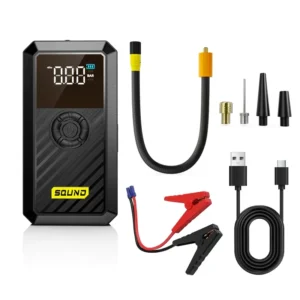 Power bank 5000mA emergency starter portable charger car booster 12V automatic starting device emergency car battery starter air