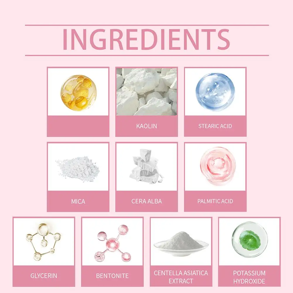 Centella Clay Stick Mask 27g Deep Hydration Pore Minimizing Soothing Brightening Facial Skin Care Fast Convenient Beauty Pink - Image 4