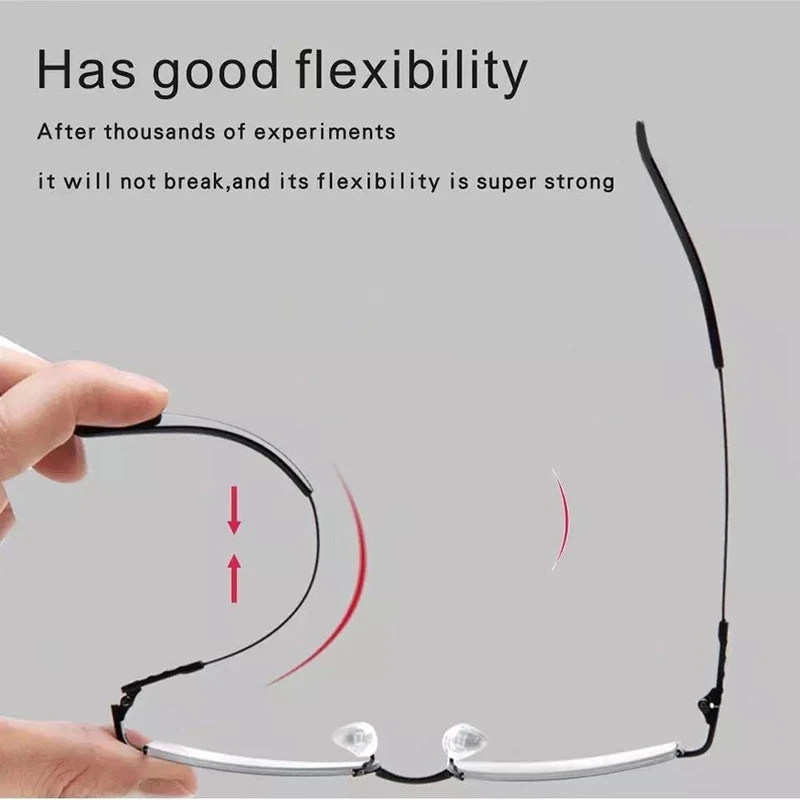 Sightto Progressive Glasses With Multifocal Lens Bifocal Reading Glasse Anti Blue Prescription Glasses Titanium Eyeglasses Frame - Image 3