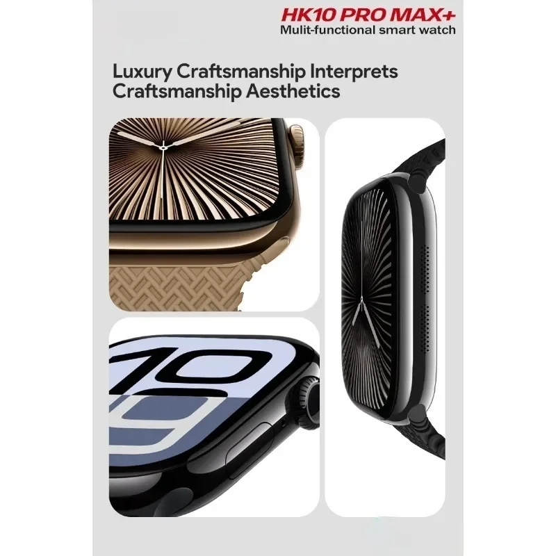 HK10 Pro Max AMOLED smartwatch 1GB ROM NFC Bluetooth 46mm local music recording men's and women's smartwatches Sersies - Image 3