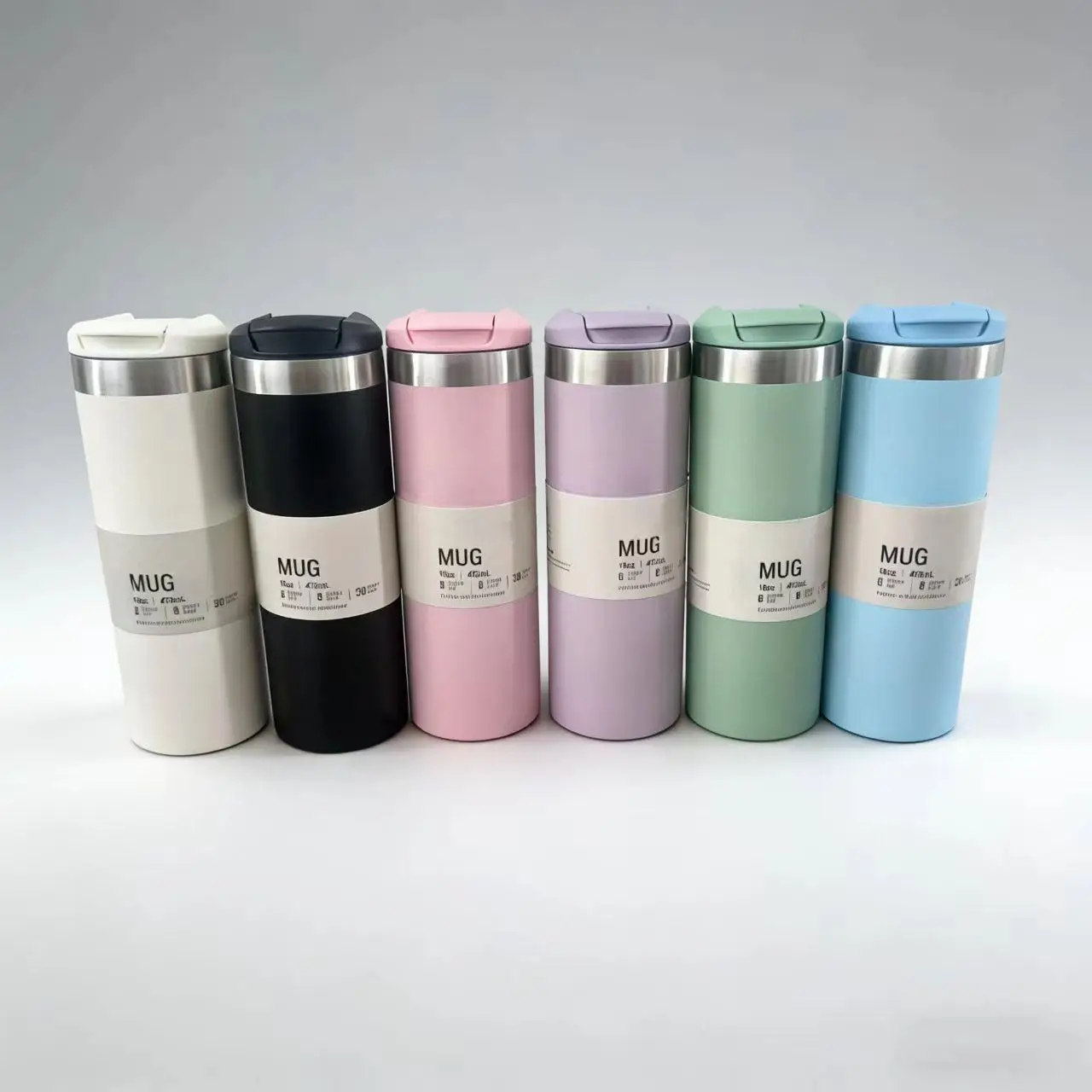 Water Cup 16oz Classic Mug Outdoor Sports Vacuum Cup Stainless Steel Sealed Thermos Conveniently Portable Car Straight Tube Cup - Image 2