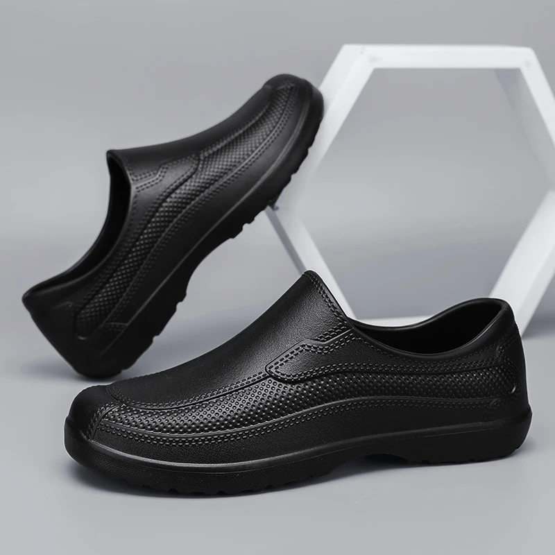 In-Stock Waterproof Food-Grade Shoes, Outdoor Work Safety Shoes, Waterproof and Wear-Resistant, Ultra-Light Slip-On Rain Shoes, Work Shoes - Image 2