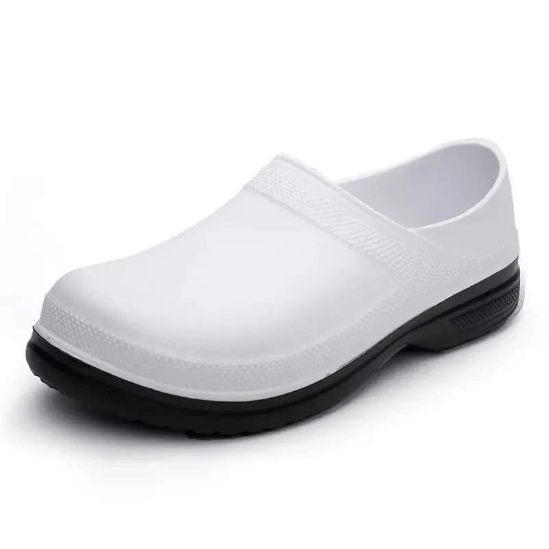 Hotel Kitchen Clogs Non-slip Waterproof Oil-proof Work Shoes Breathable Resistant Kitchen Cook Chef Shoes Zapatillas Male Mujer - Image 2