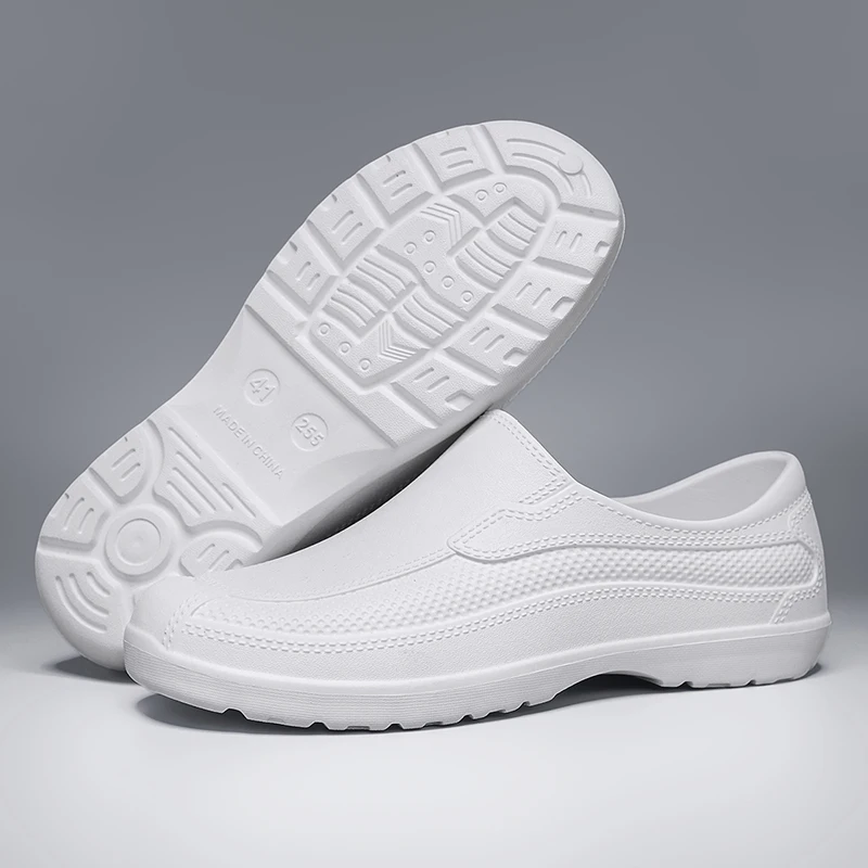 In-Stock Waterproof Food-Grade Shoes, Outdoor Work Safety Shoes, Waterproof and Wear-Resistant, Ultra-Light Slip-On Rain Shoes, Work Shoes - Image 4