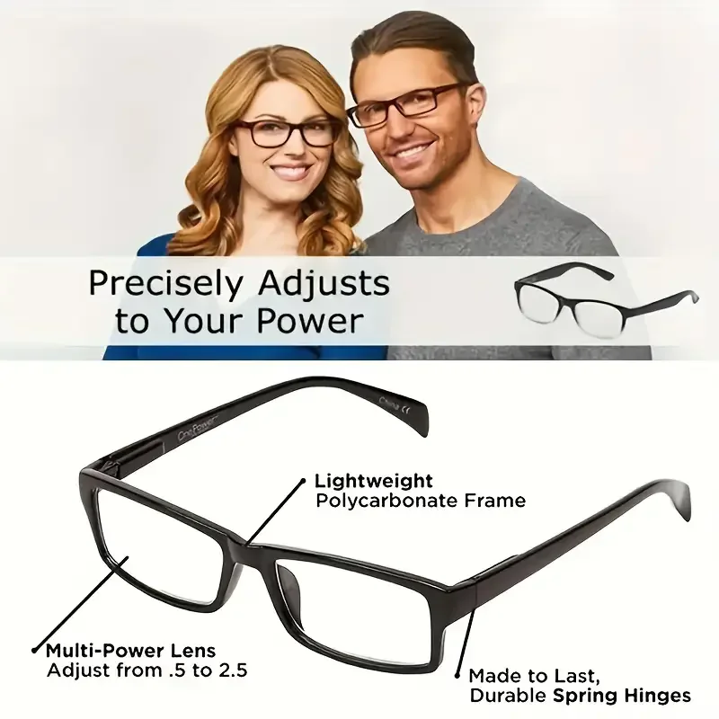 Newest Multifocal Reading Glasses Women Men Auto Adjusting Bifocal Glasses For Readers - Image 6