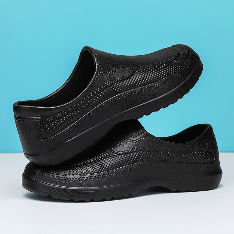 In-Stock Waterproof Food-Grade Shoes, Outdoor Work Safety Shoes, Waterproof and Wear-Resistant, Ultra-Light Slip-On Rain Shoes, Work Shoes - Image 3