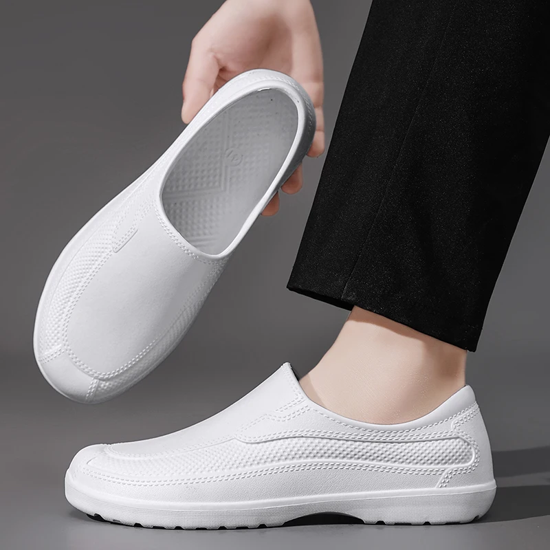 In-Stock Waterproof Food-Grade Shoes, Outdoor Work Safety Shoes, Waterproof and Wear-Resistant, Ultra-Light Slip-On Rain Shoes, Work Shoes - Image 6