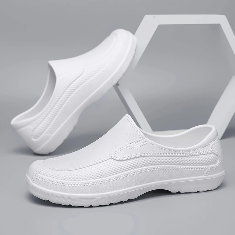 In-Stock Waterproof Food-Grade Shoes, Outdoor Work Safety Shoes, Waterproof and Wear-Resistant, Ultra-Light Slip-On Rain Shoes, Work Shoes - Image 5