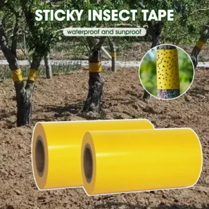 Yellow Double-sided Insect Proof Tape Strong Glue Outdoor Insect Trap for Gardens Prevents Insects Moths From Climbing Trees