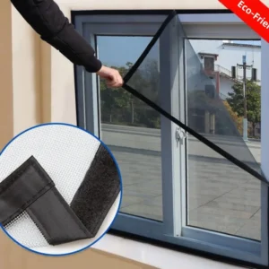 Black Window Mosquito Net Self-adhesive Anti-mosquito Window Screens Mesh Anti Insect Air Tulle Invisible Mosquitoes And Flies