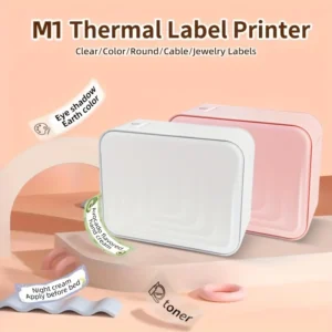 M1 portable ink free Bluetooth mini thermal label printer, similar to D30P15 D11 D101 D110 printer, or corresponding consumables