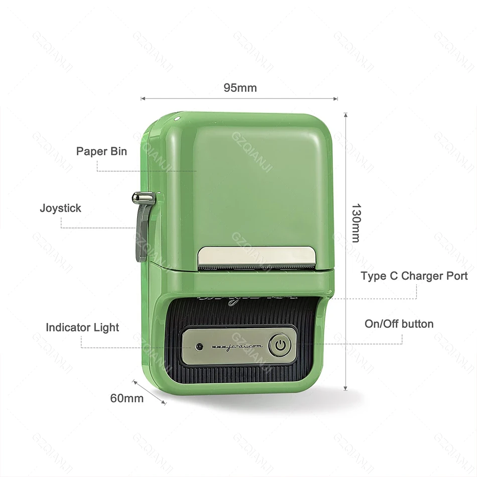 Niimbot B21 Wireless Thermal Label Printer Mini Portable Barcode Label Maker Moble Phone Price Tag Sticker Machine 20mm - 50mm - Image 5