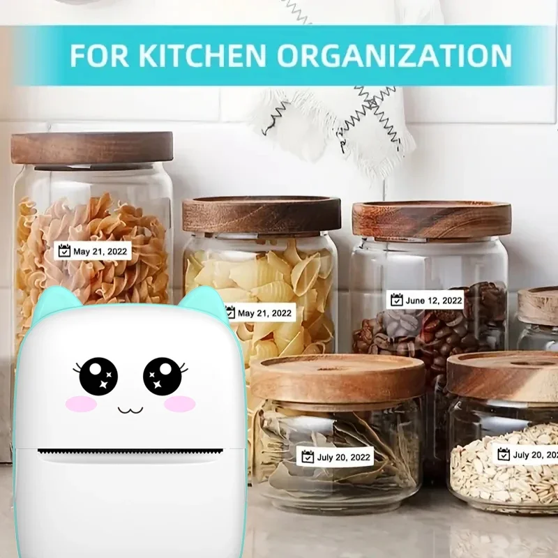 MINI Portable Thermal Printer Wireless Memo Label Machine 200dpi Bluetooth Inkless Pocket Imprimante Phone Notes Printing Paper - Image 4