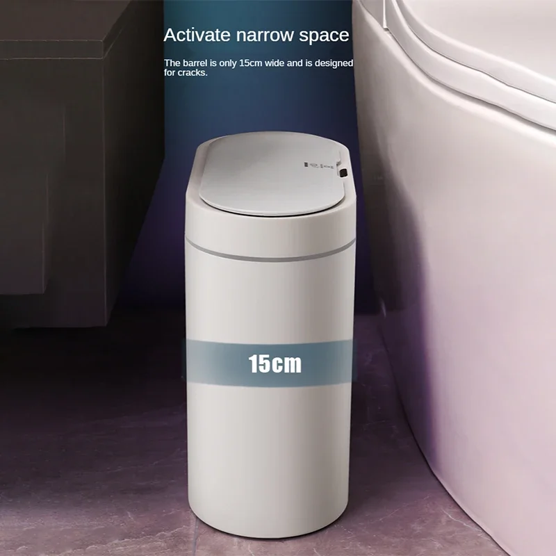 Automatic Smart Sensor Trash Can, for Kitchen, Toilet - Image 3