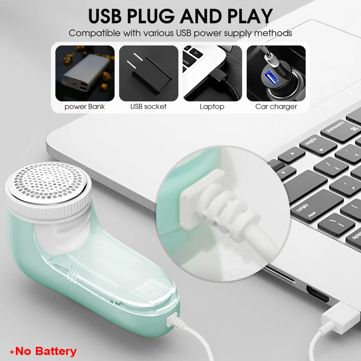 Electric Household Clothes Shaver & Lint Remover - Image 3