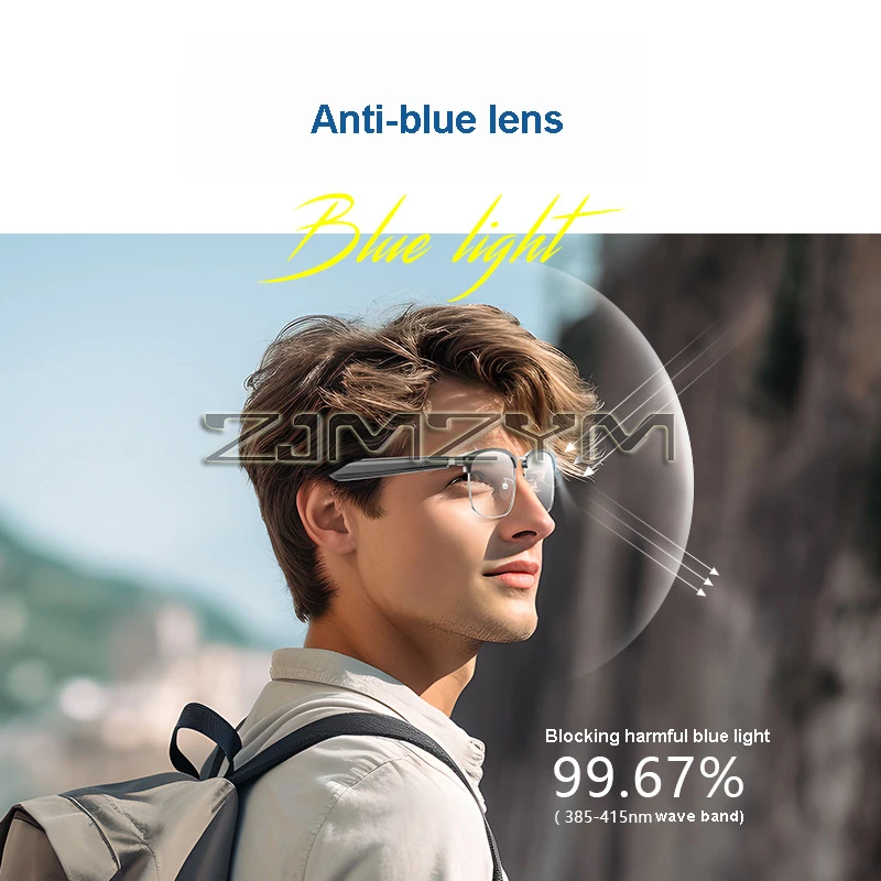 Smart Bluetooth Anti Blue-ray Translator Glasses 150 Languages - Image 4