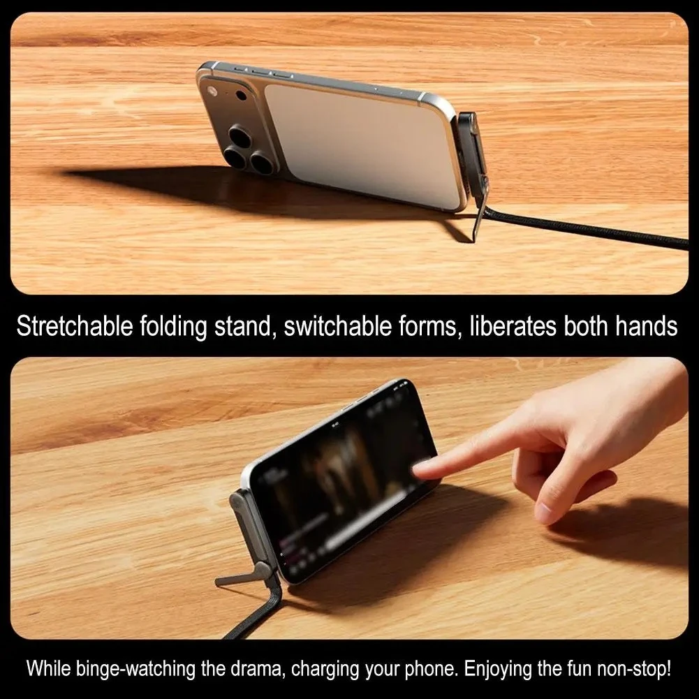 New Type C-C Foldable Fast Charging Cable with Elbow - Image 4