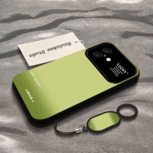 Sense of luxury gradient green is suitable for Apple 16PRO mobile phone case, 15 large windows, 14 frosted, 13 anti-drop, 12 11 soft