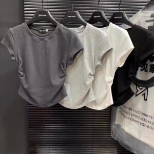 Women's Fitted Waist T-Shirt – Short Sleeve Summer Top