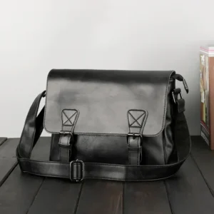 Vintage Satchels Men Shoulder Bags Daily Work Men's Messenger Bag Simple Fashion Shoulder Bag Laptop Bag Lightweight Briefcase