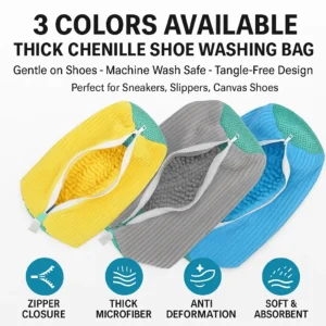 Shoe Wash Bags for Washing Machine (1 or 2 Pack)