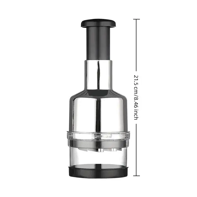 Hand Manual Mincer Garlic Press Chopper Vegetable Slicer 304 Stainless Steel Garlic Press Crusher Onion Cutter Kitchen Tool - Image 6