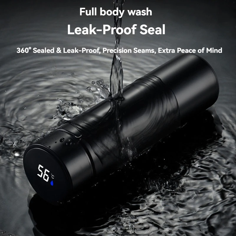 500ML Intelligent Temperature Stainless Steel Thermos Bottle Sports Water Cup Car Insulated Cup Thermal Mug Travel Vacuum Flasks - Image 2