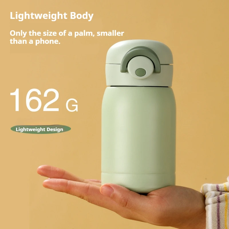 200ML/350ML Mini Thermos Cup Small Capacity Vacuum Flask Stainless Steel Pocket Cup Coffee Mug Kids Insulated Hot Water Bottle - Image 4