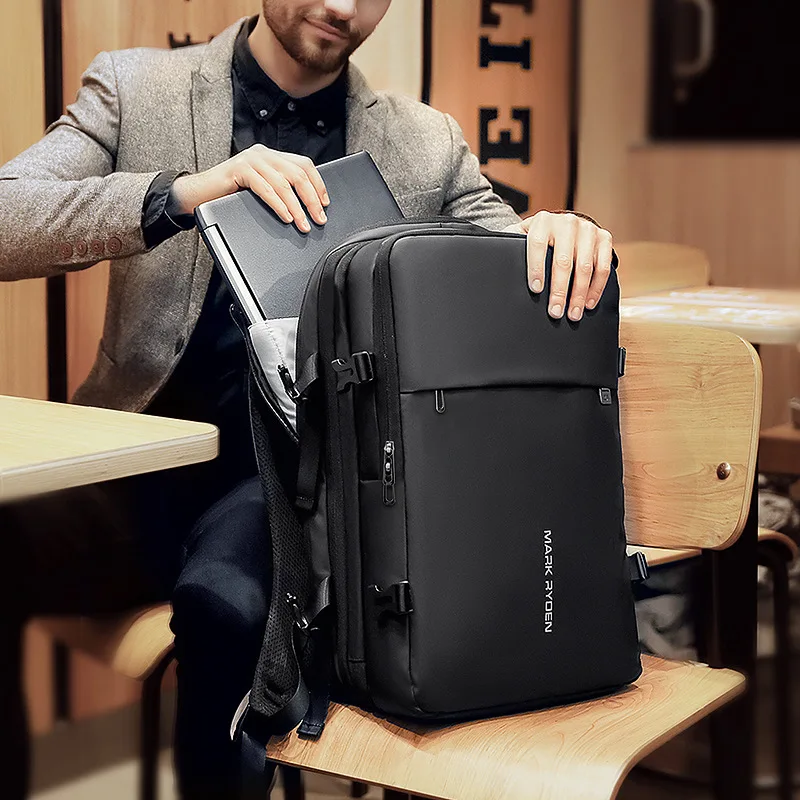 Mark Ryden 17 Inch Laptop Man Backpack USB Charging Multi-layer Space Travel Bag Business Male Anti-Theft Mochila - Image 5