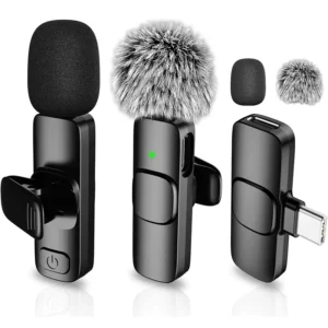 Wireless Lavalier Mic for iPhone & iPad – Noise-Reducing, for Interviews & Vlogging