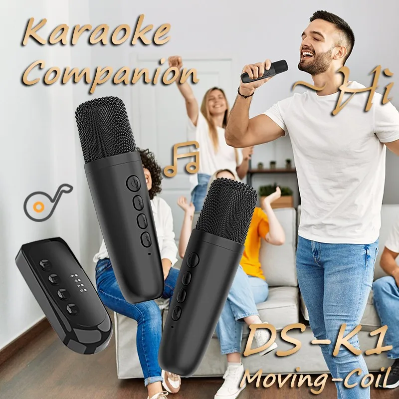 Wireless Karaoke Companion Bluetooth 5.3 Dynamic Microphone KTV DSP Mixer System 3.5MM AUX Type-C Amplifier Host For Speaker Car - Image 6