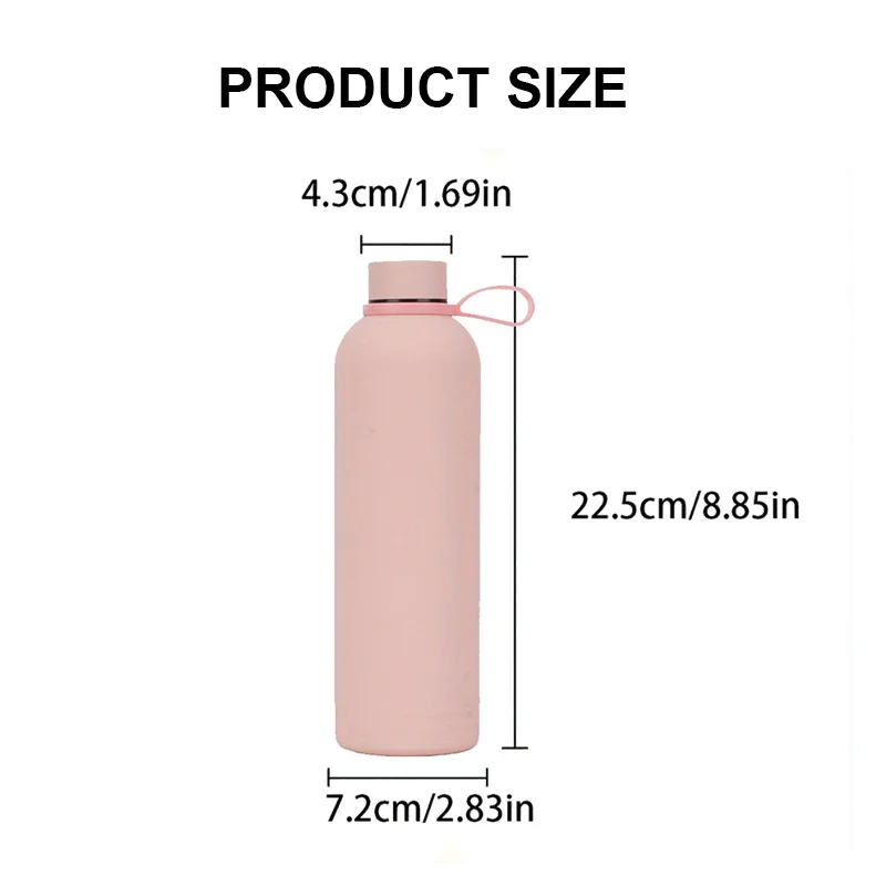 Custom Logo Thermos Vacuum Flask Stainless Steel Portable Thermos Bottle Outdoor Sports Water Bottle Travel Mug Holiday Gifts - Image 5