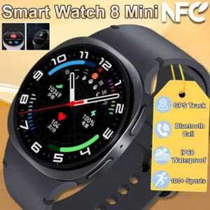 New Watch 8 mini GPS Track NFC Smart Watch Men Amoled Always Display Health Monitoring Clock BT Talk galaxys Smart Watch Women