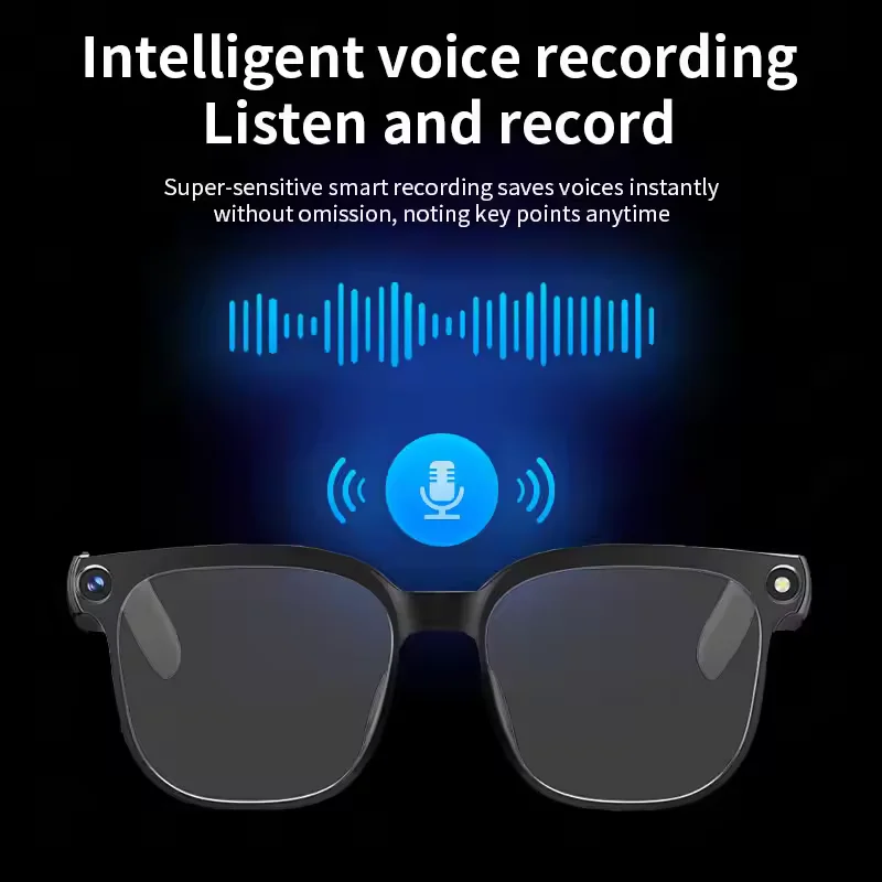 New 800W HD Camera AI Smart Glasses Men 100+ Languages Translation Glasses 1080P Video Record Music Player Call Sunglasses Woman - Image 4
