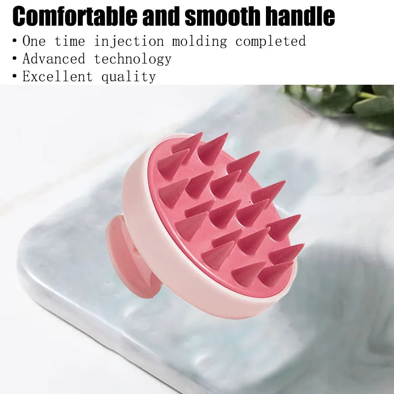 1/2/3 Silicone Head Wash Clean Care Head Scalp Massage Comb Shower Brush Bath Spa Anti-Dandruff Shampoo Salon Hairdressing Tools - Image 3