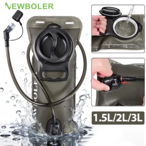 NEWBOLER Sports Water Bladder Hydration Pack Storage Bag BPA Free Portable Food Grade Outdoor Drinking Camping Water Bag