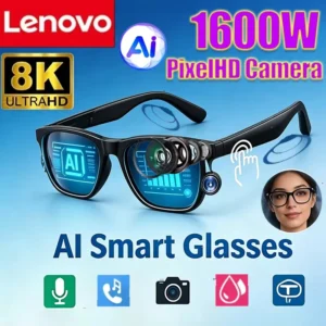 Lenovo AI Smart Glasses – Camera, Voice Assistant & Translator