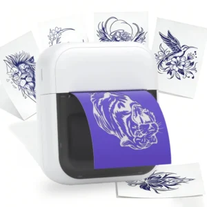 Mini Thermal Tattoo Transfer Printer Wireless Bluetooth Mobile Portable Printer With Transfer Paper For DIY/Tattoo/LOGO Print